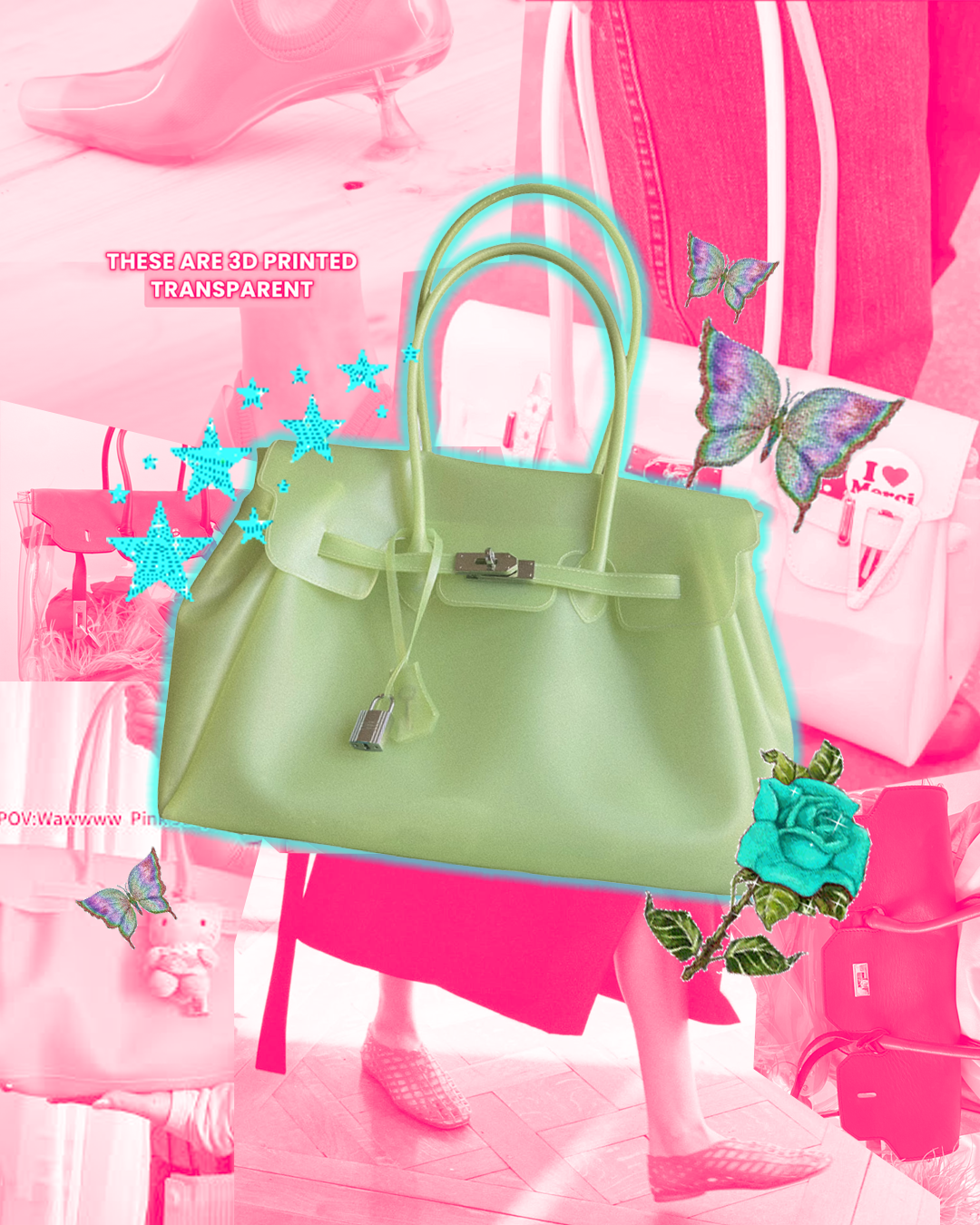 【今季大人気】Jelly Firkin ミディアム 透明バッグ SNS話題 新品 The Summer of the Jelly: What Our Obsession with Transparency